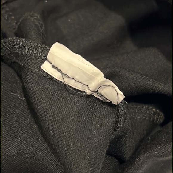 JOSEPH Ribkoff Black Ponte Pants with Colorblock Brown Faux Suede Panels size 8 - Picture 5 of 11